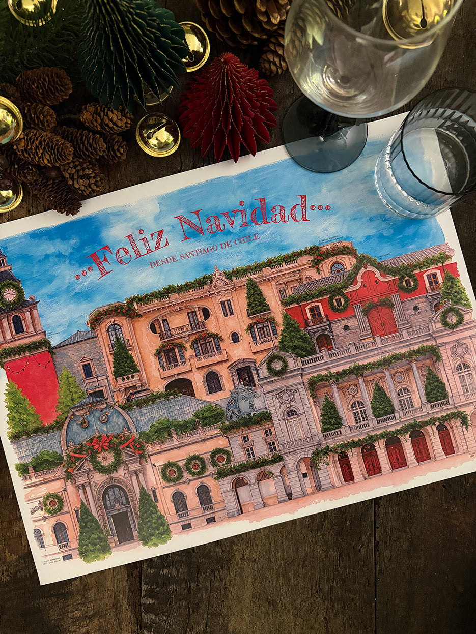 Individual Blanco · Santiago Navideño