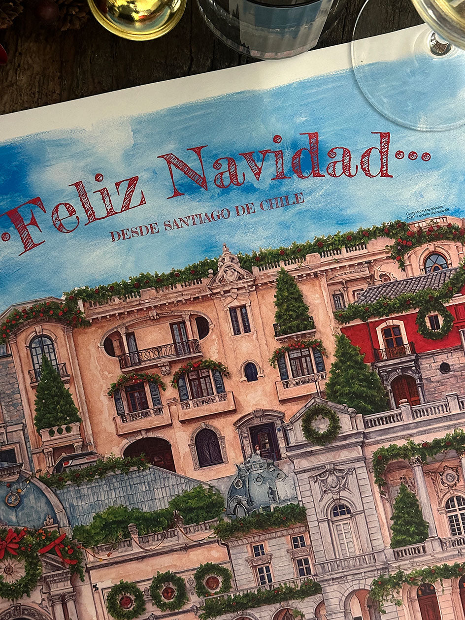 Individual Blanco · Santiago Navideño