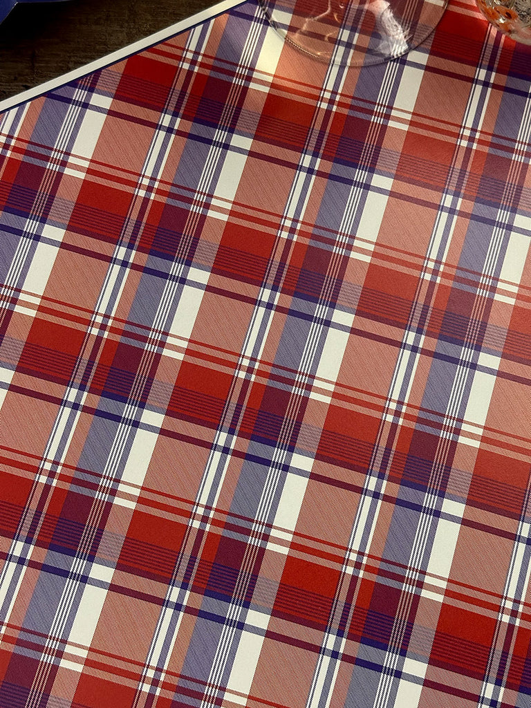 Individual Blanco · Tartan Tricolor