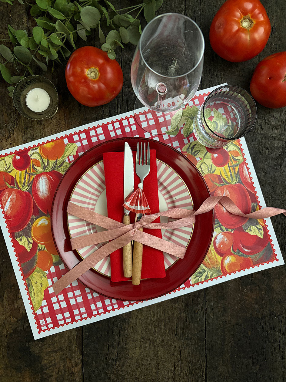 Individual Blanco · Tomates