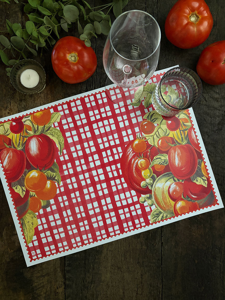 Individual Blanco · Tomates