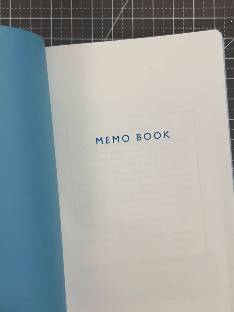 Memo Book Claves · Azul