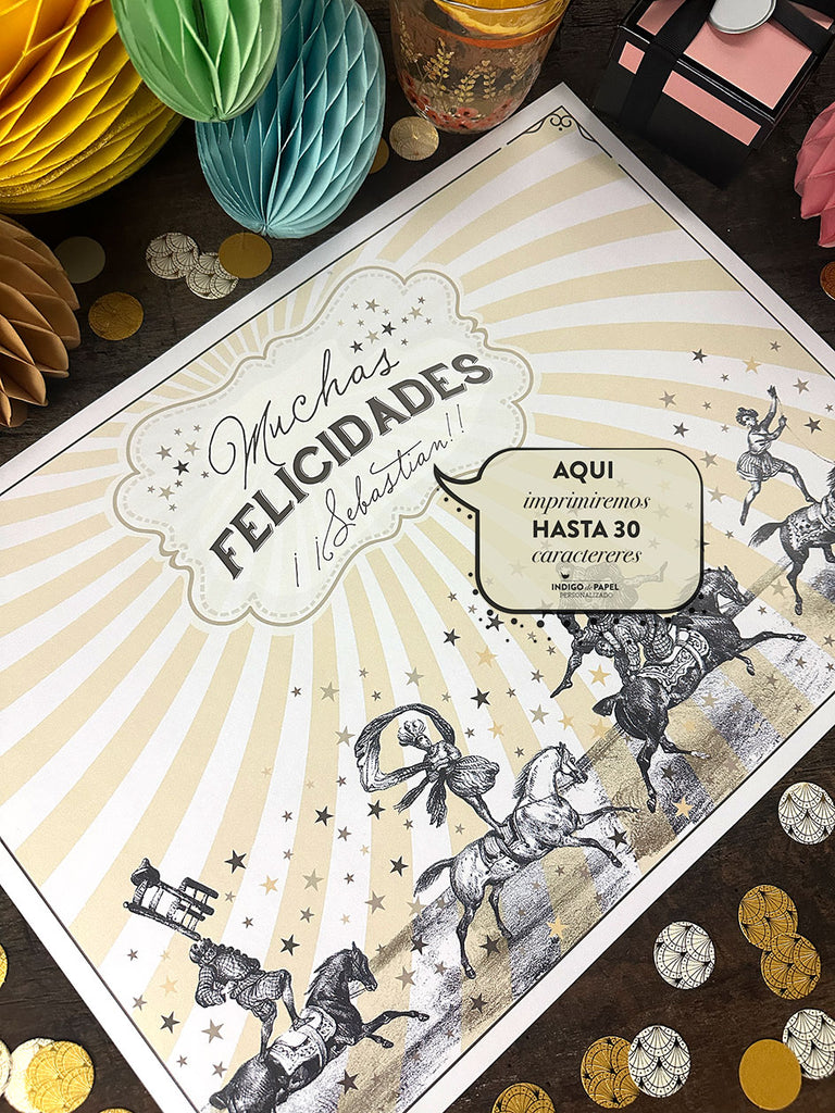 Pack de Mesa · Trapecista Personalizado