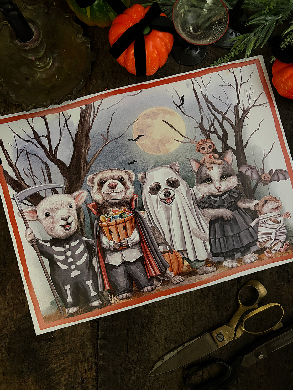 Pack · Animales Halloween