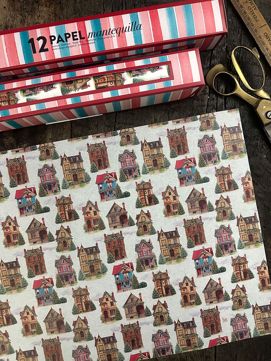 Papel Mantequilla · Casas Victorianas