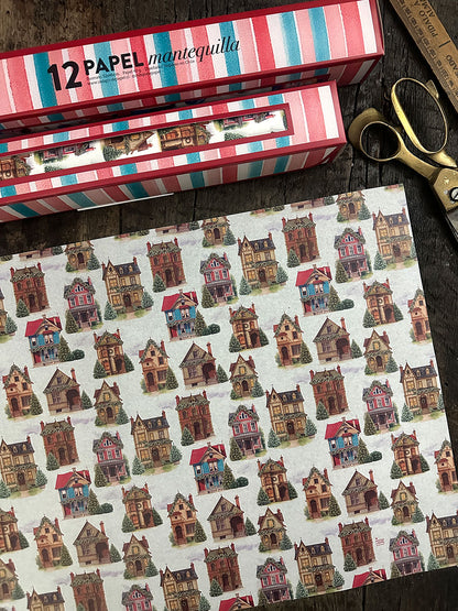 Papel Mantequilla · Casas Victorianas