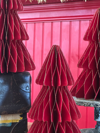 Pino Honeycomb Capas · 25 cm Rojo