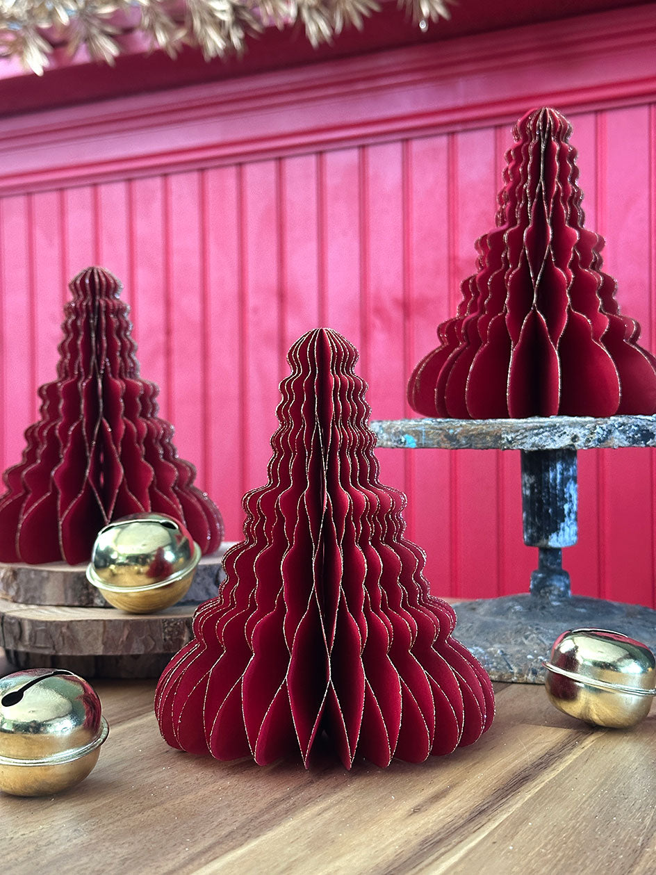 Pino Honeycomb Rojo · 15 cm