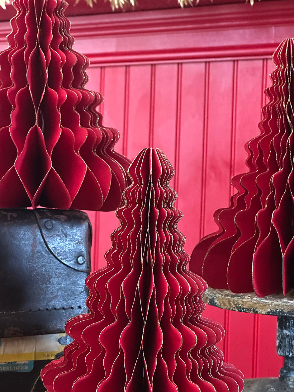 Pino Honeycomb Rojo · 24cm