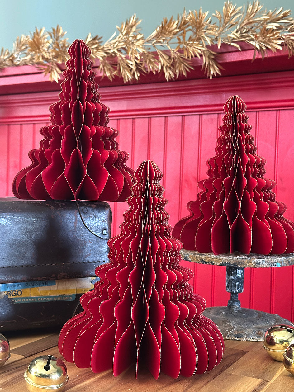 Pino Honeycomb Rojo · 24cm