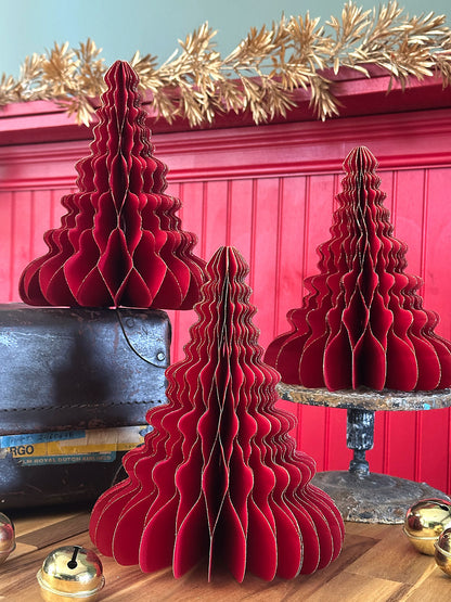 Pino Honeycomb Rojo · 24cm