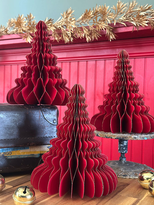 Pino Honeycomb Rojo · 24cm