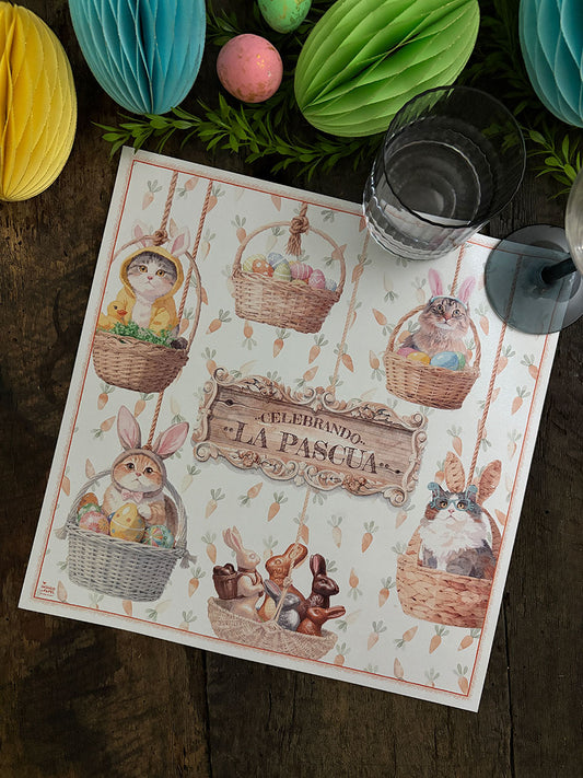 Plato Base · Gatos Colgantes