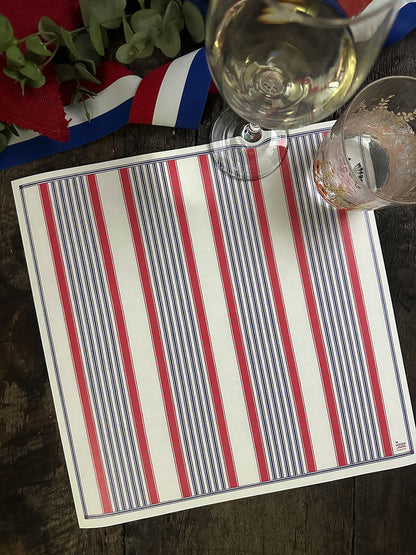 Plato base  · Lino Tricolor
