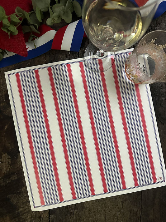Plato base  · Lino Tricolor
