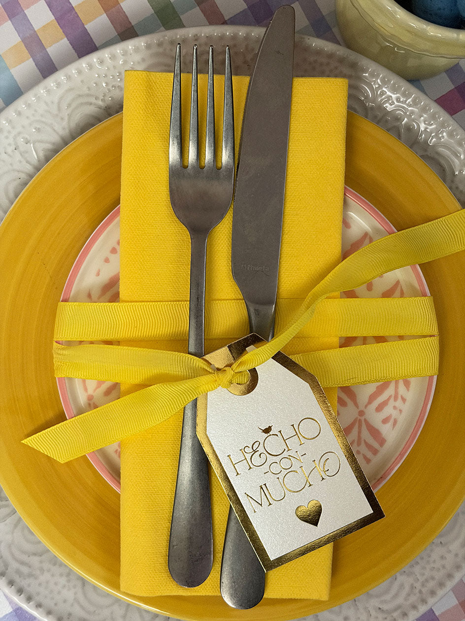 Plato Base · Tartan Cumpleaños