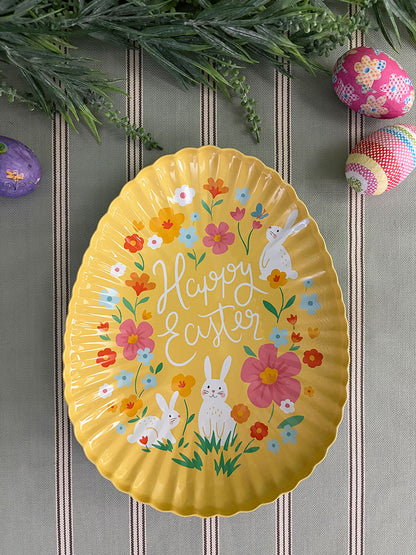 Bandeja Lata · Conejos Amarillo