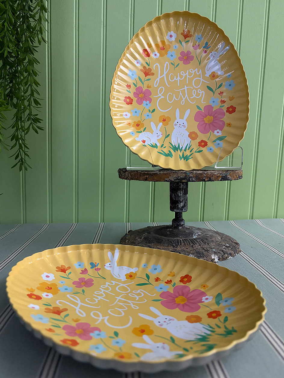 Bandeja Lata · Conejos Amarillo