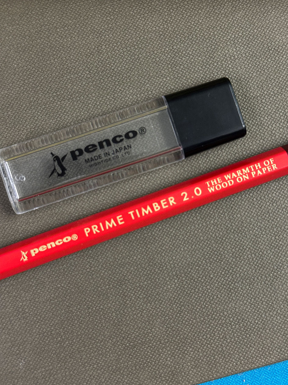 Penco · Portamina Mecánico Madera Rojo