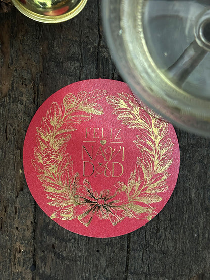 Posavasos · Lazo Rojo