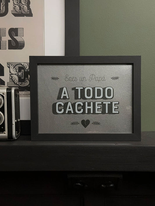 Print Indigo S · Papá Cachete