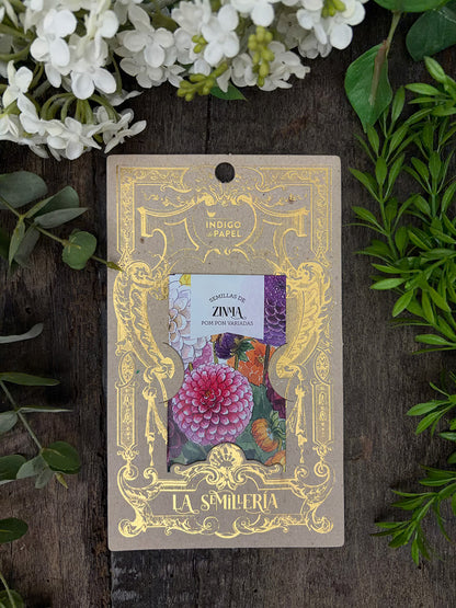Semillas · Zinnia Pom pon