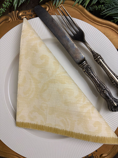Servilleta Gofrada · Damast Crema