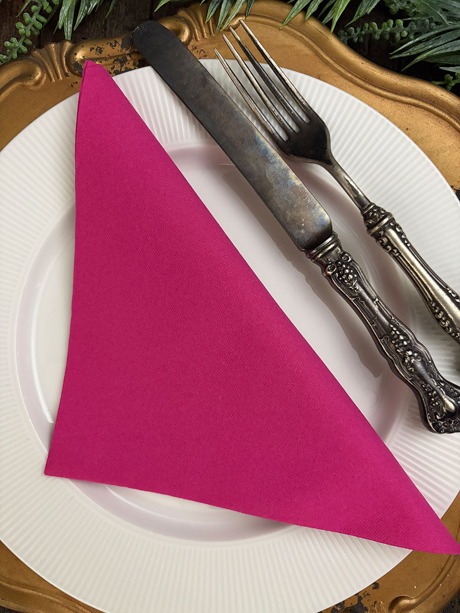Servilleta Lisa · Fucsia