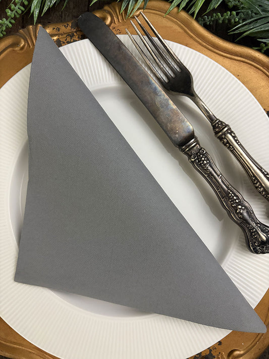 Servilleta Lisa · Gris