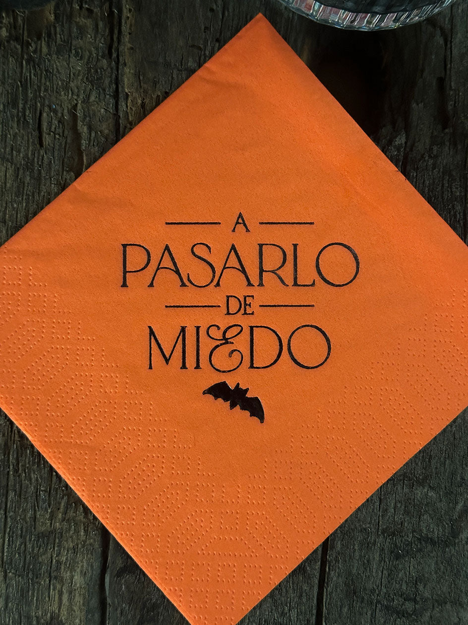 Servilleta cocktail · Miedo