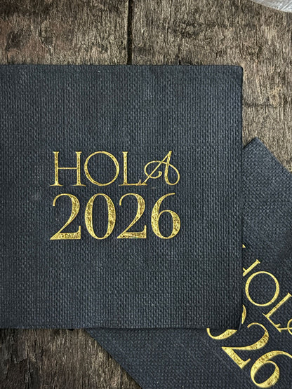 Servilleta Cocktail · Hola 2026