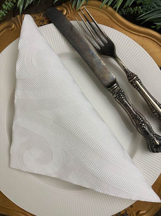 Servilleta Elegance · Blanca