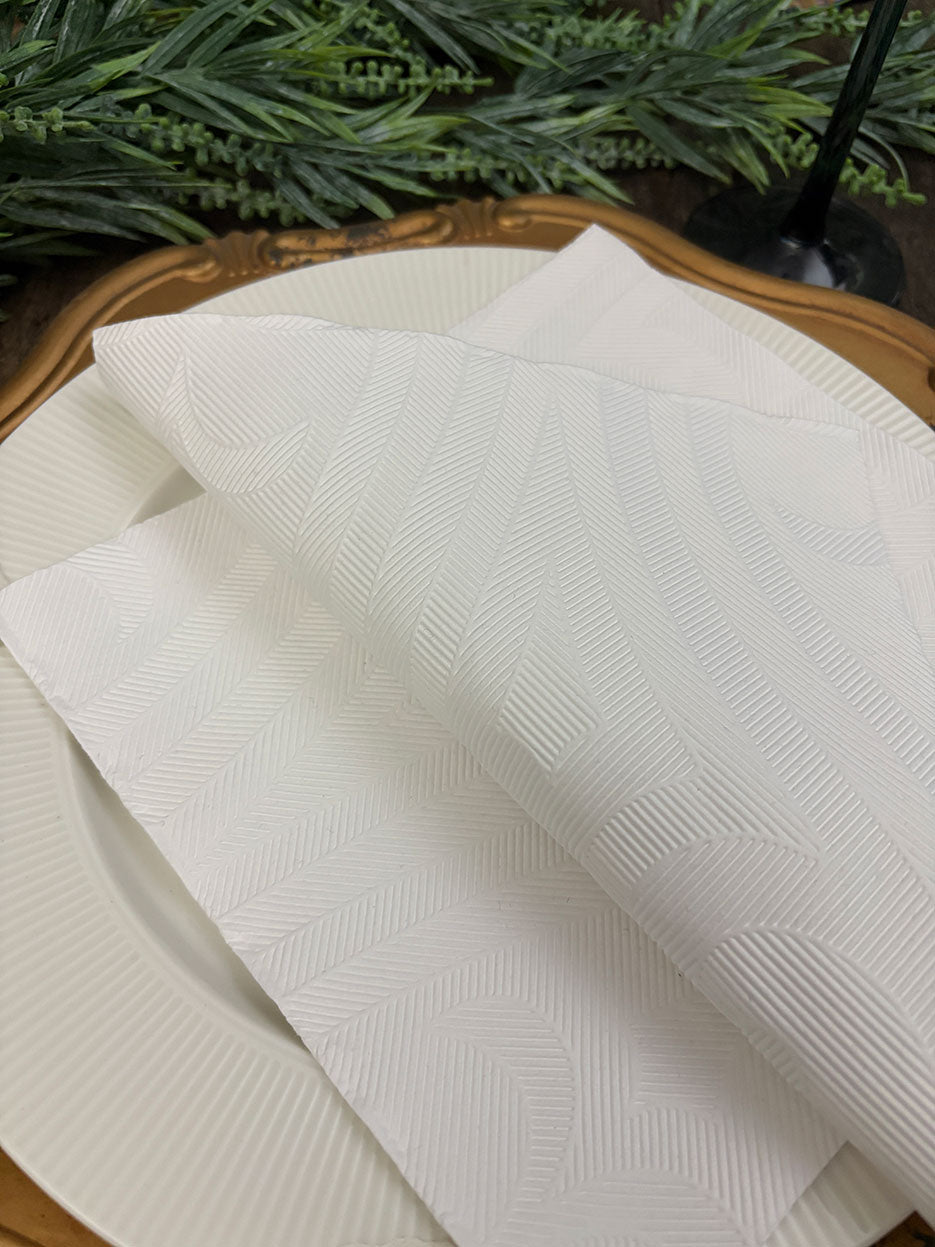 Servilleta Elegance · Blanca
