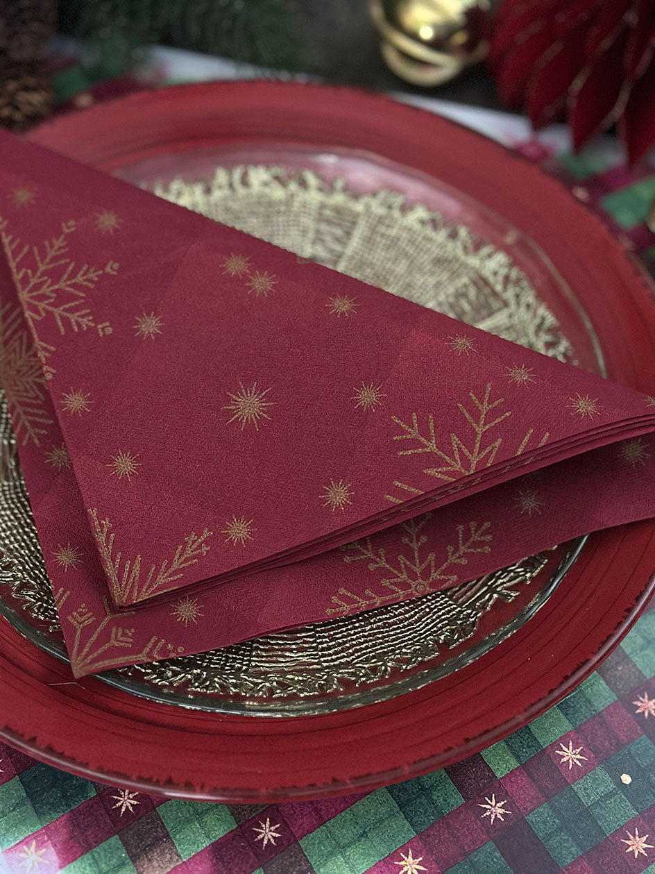 Servilleta · Rombos Burdeo