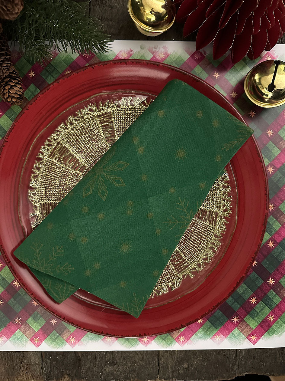 Servilleta · Rombos Verde