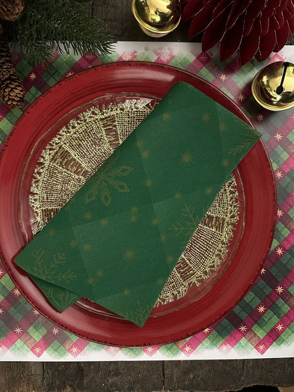 Servilleta · Rombos Verde