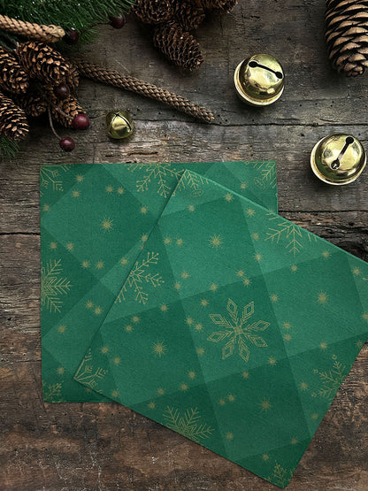 Servilleta · Rombos Verde