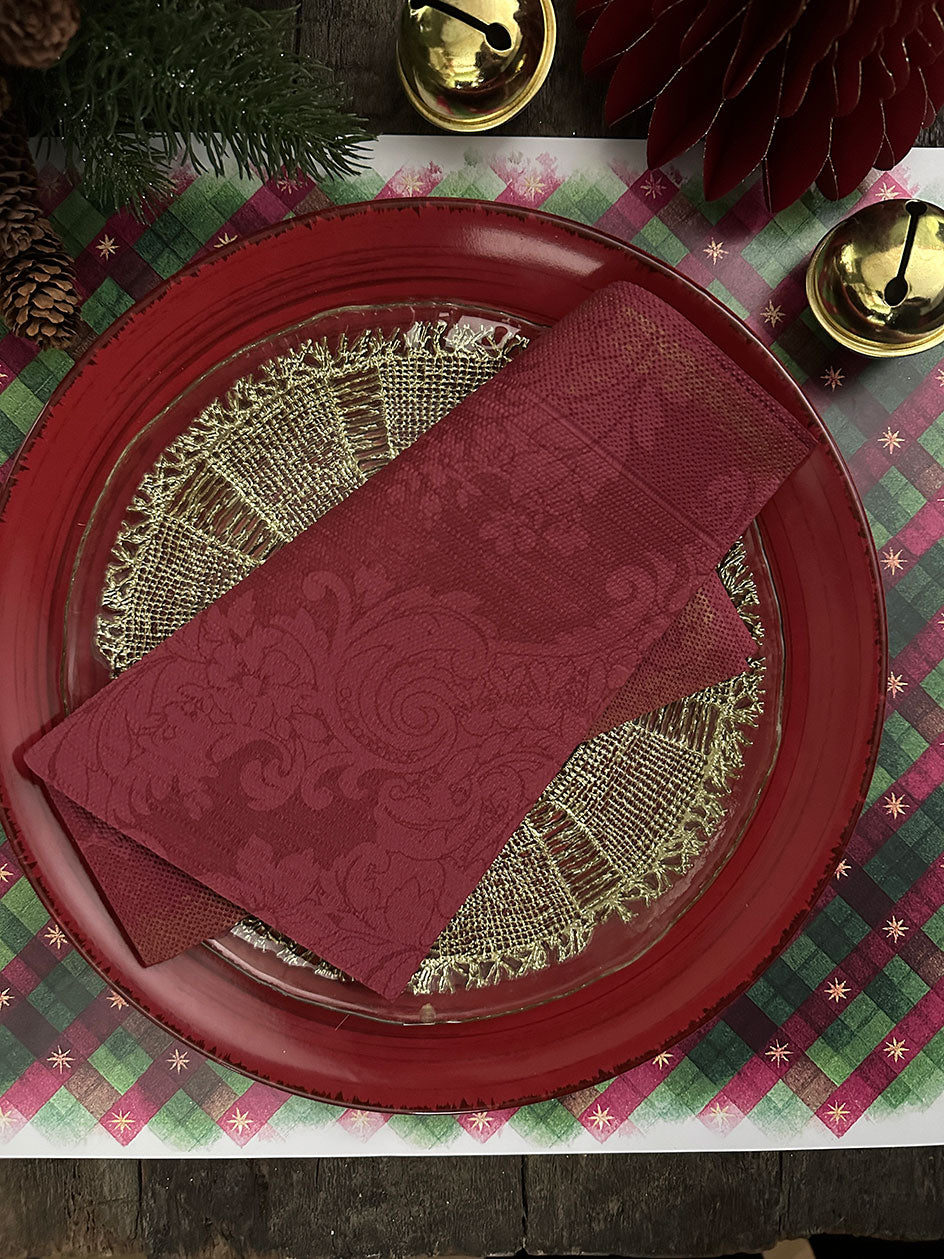 Servilleta Diseño · Royal Bordeaux
