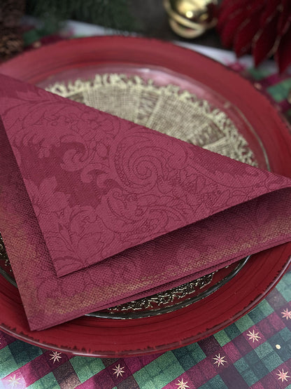 Servilleta Diseño · Royal Bordeaux