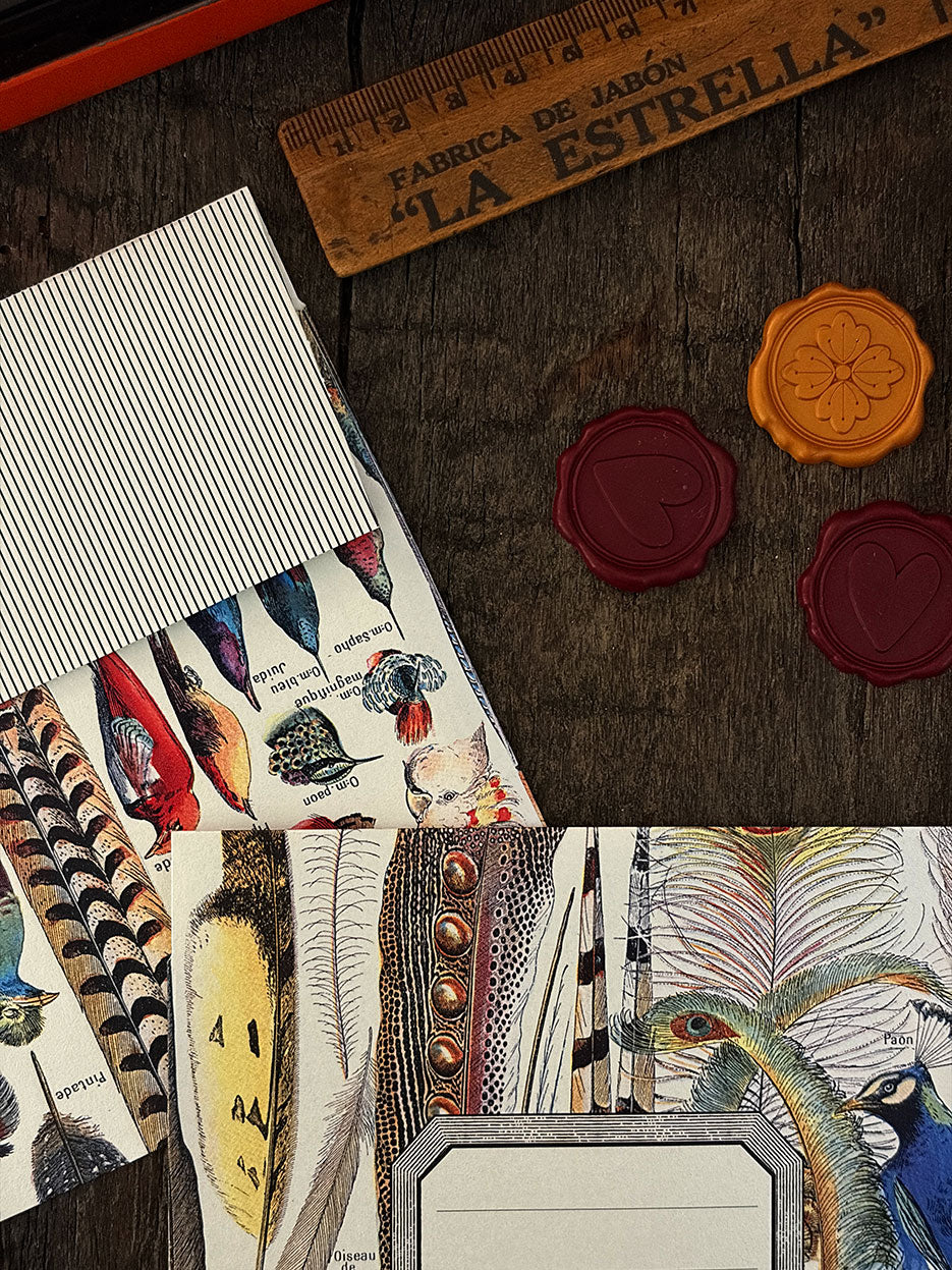 Set de Sobres · Plumas