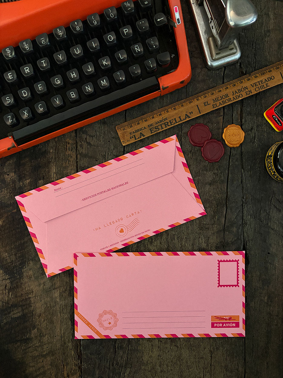 Set de Sobres · Aéreos Rosa