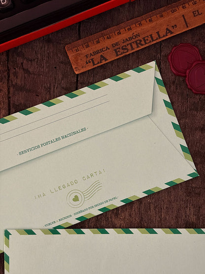 Set de Sobres · Aéreos Verdes