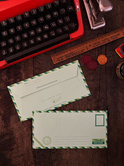 Set de Sobres · Aéreos Verdes