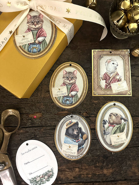 Tags de Regalo · Animales Antique