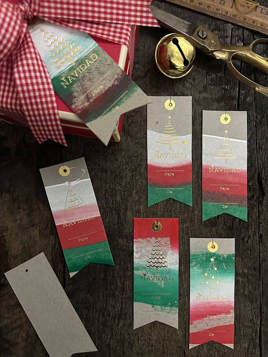 Tags de Regalo · Pintados a Mano