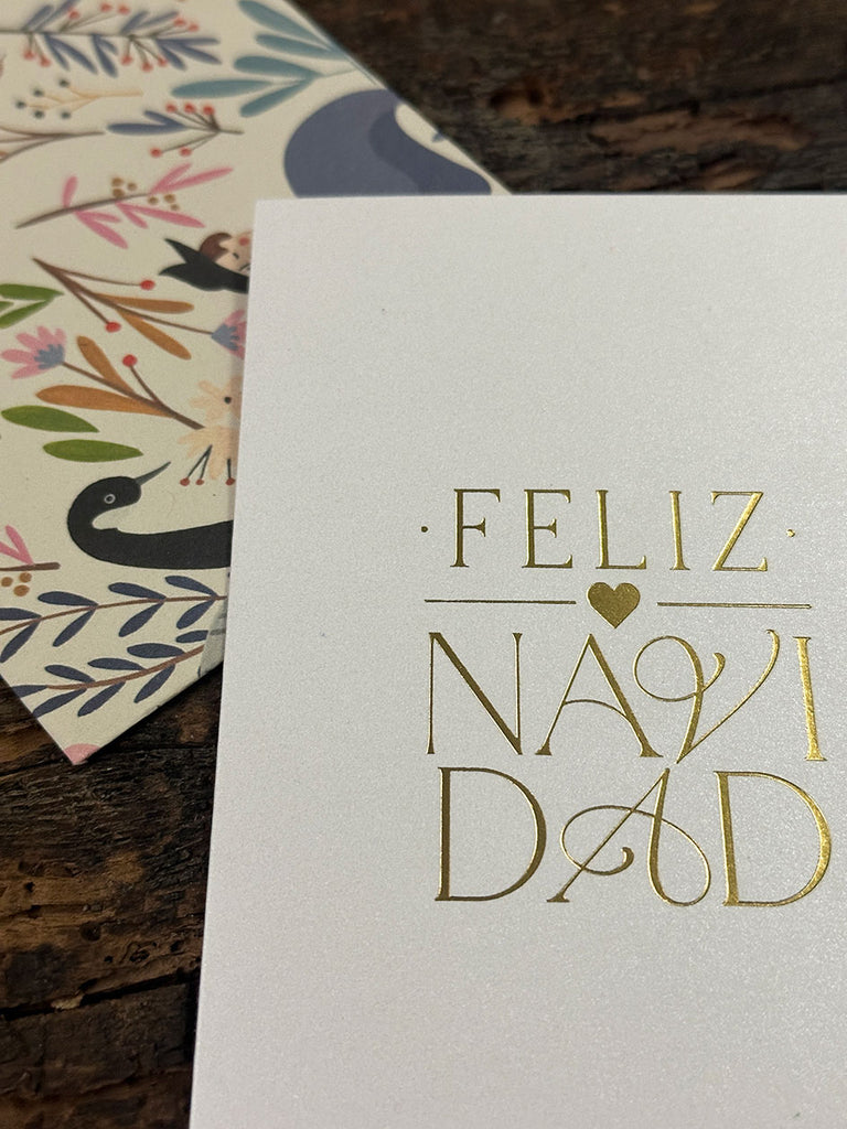 Tarjeta Navidad con Sobre Impreso