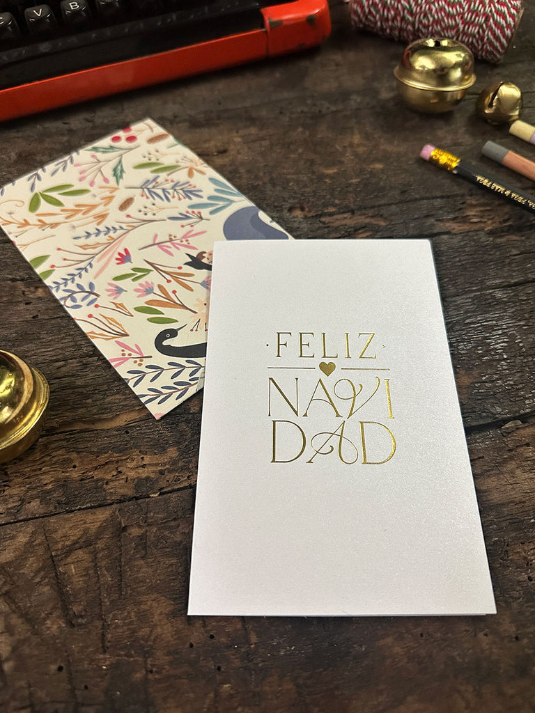 Tarjeta Navidad con Sobre Impreso