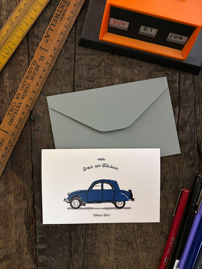 Tarjeta Papá · Citroneta