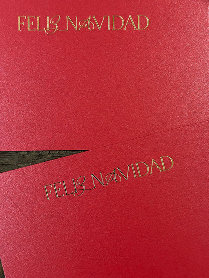 Set Tarjetones · Feliz Navidad