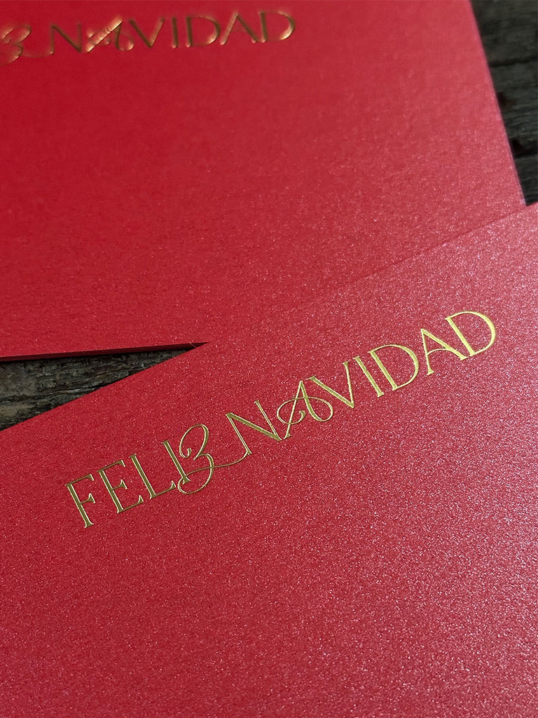 Set Tarjetones · Feliz Navidad